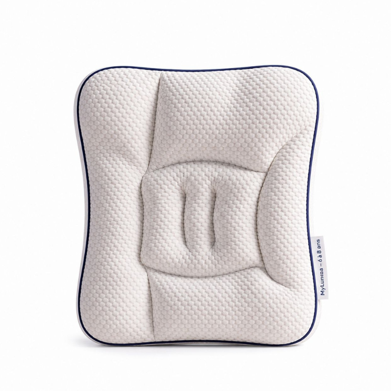 MyLunea™ | Enfin un oreiller réellement adapté au corps de votre enfant.