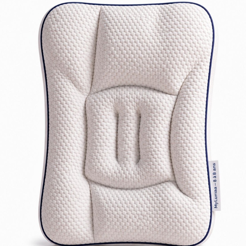 MyLunea™ | Enfin un oreiller réellement adapté au corps de votre enfant.