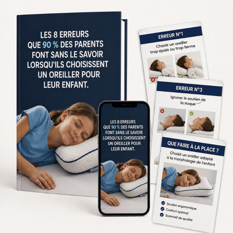 Les 8 erreurs que 90 % des parents font sans le savoir lorsqu'ils choisissent un oreiller pour leur enfant.